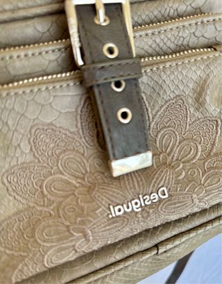 Bolso Desigual Beige y Marrón