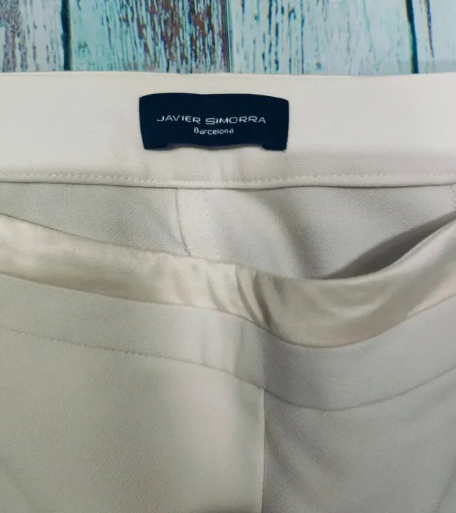 Pantalón Javier Simorra Beige Talla 38