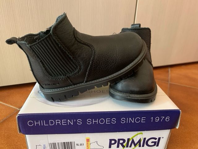 Stivaletti Primigi pelle neri tg 22