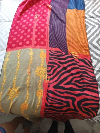 Pañuelo estampado multicolor