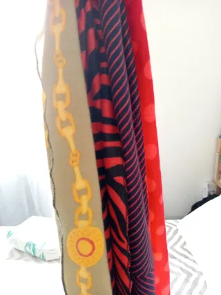 Pañuelo estampado multicolor