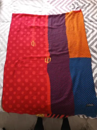 Pañuelo estampado multicolor