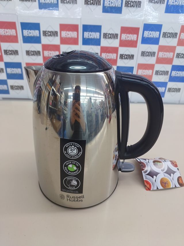 ✔ Bollitore elettrico 1.7L 2400W in acciaio inox Victory Russell Hobbs