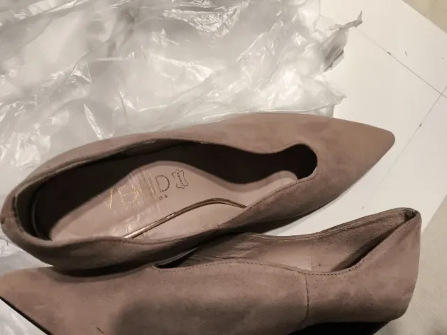 Zapatos de vestir tacón beige T39