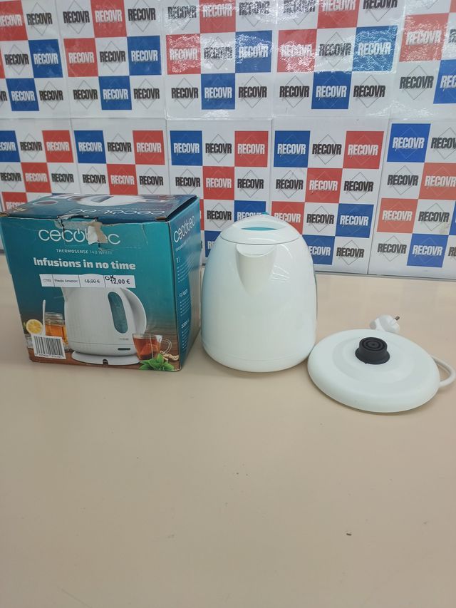 ✔ Bollitore elettrico 1L 2200W bianco ThermoSense Cecotec