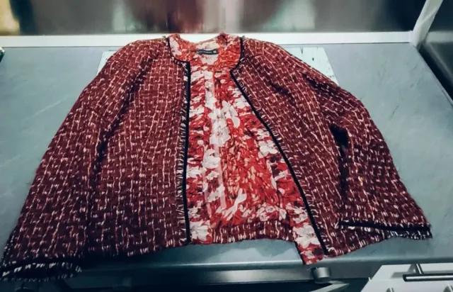 Chaqueta Zara Woman flores M