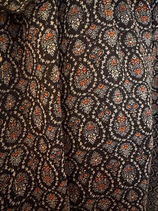 Vestido largo estampado talla M