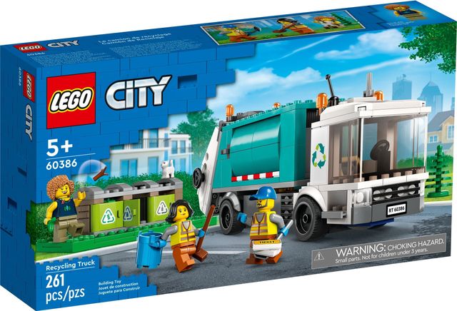 LEGO City 60386 Camión de Reciclaje