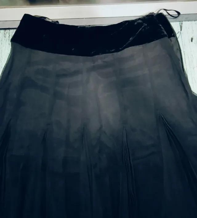 Falda Musgo Negra Talla S