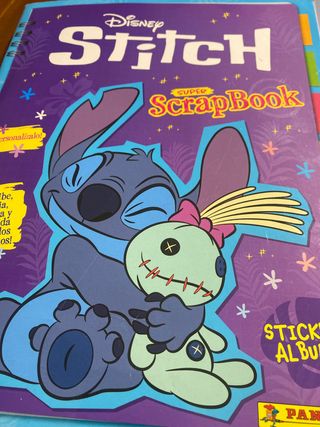 Cromos Stitch Disney ScrapBook
