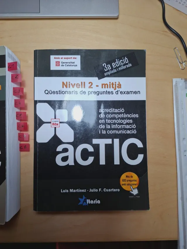 Certificacions ACTIC: Nivell 2 - Mitjà (Catalan...