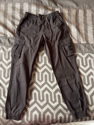 Pantalones Cargo Stone Island Gris