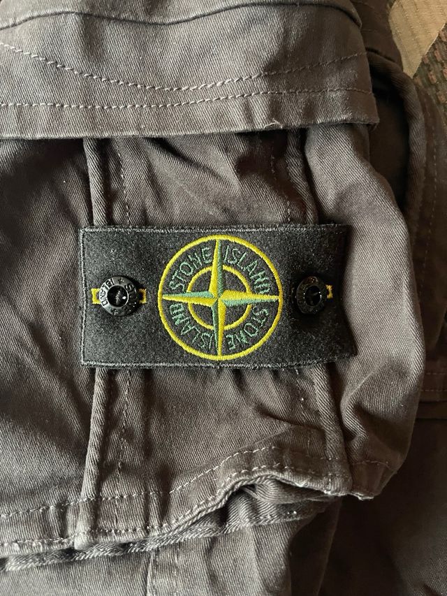 Pantalones Cargo Stone Island Gris