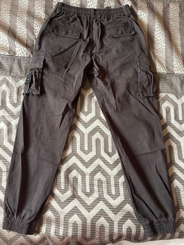 Pantalones Cargo Stone Island Gris