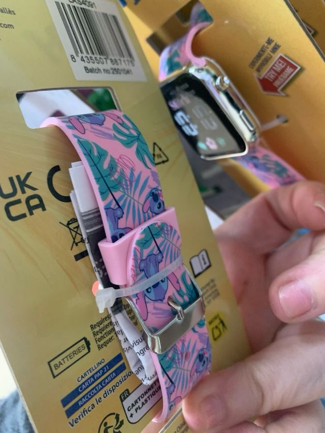 Relógio LED Stitch Disney