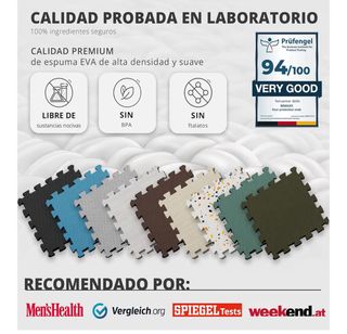 40 unità Tatami in gomma EVA per pavimenti per bambini