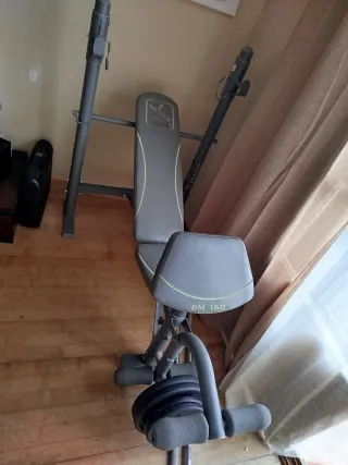 Banco de pesas y abdominales Domyos BM 160