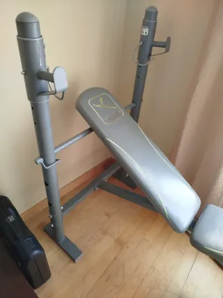 Banco de pesas y abdominales Domyos BM 160