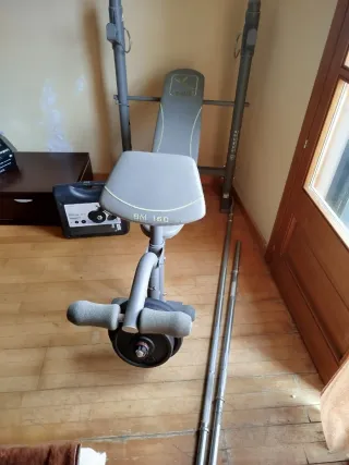 Banco de pesas y abdominales Domyos BM 160