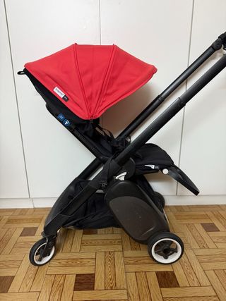 Carrito Bugaboo Ant Rojo con saco y porta pie
