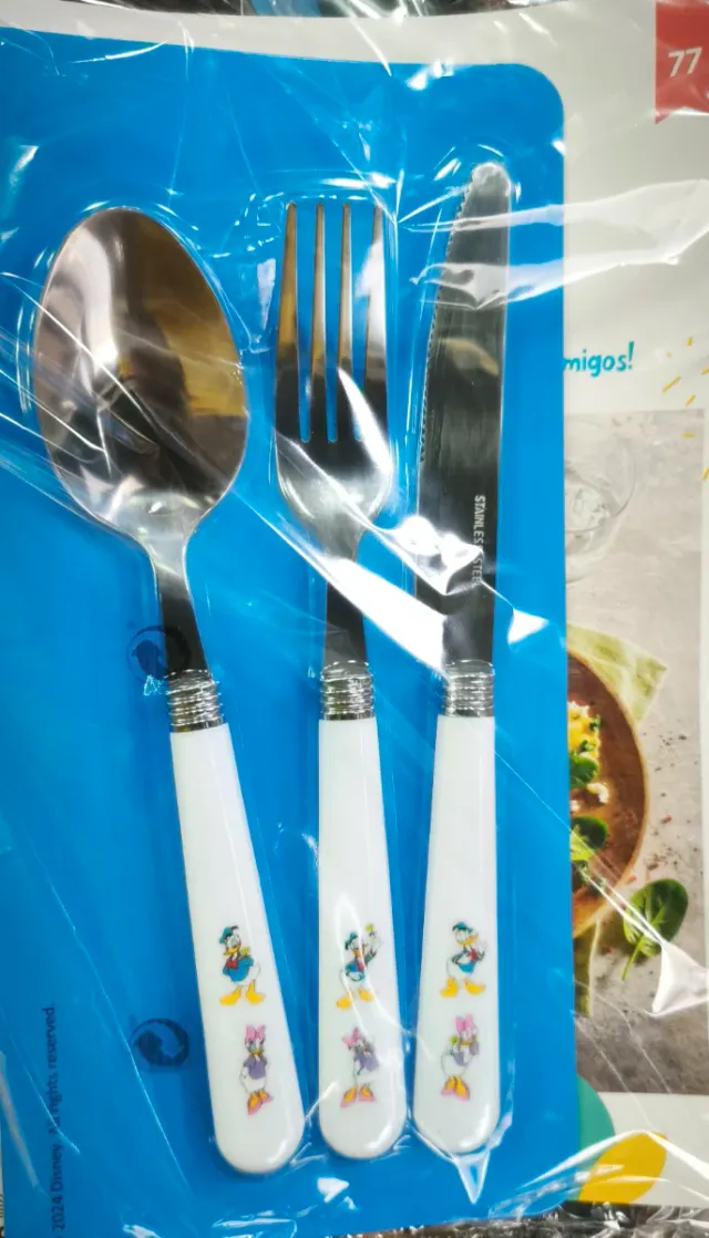 VAJILLA DISNEY PORCELANA SET DE CUBIERTOS #77