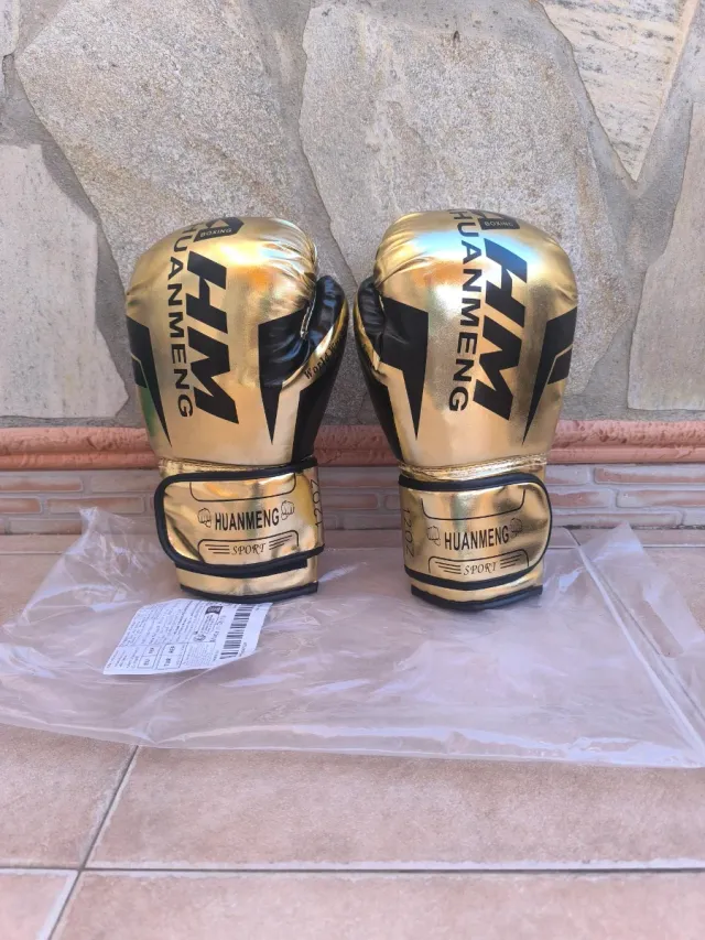 Guantes de Boxeo Dorados 12oz