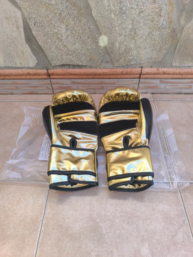 Guantes de Boxeo Dorados 12oz