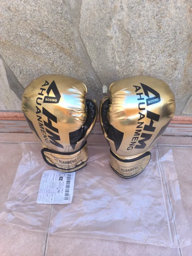 Guantes de Boxeo Dorados 12oz