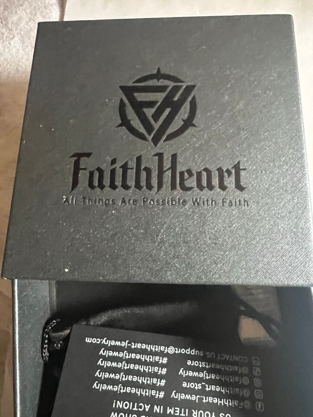 Anello FaithHeart blu e argento