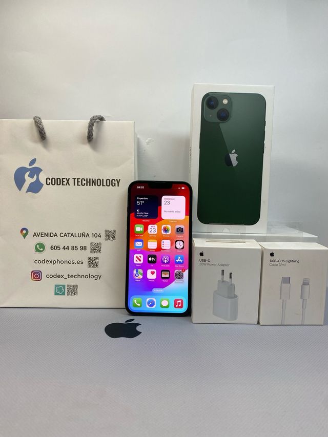 IPHONE 13 128GB VERDE IMPOLUTO GARANTÍA