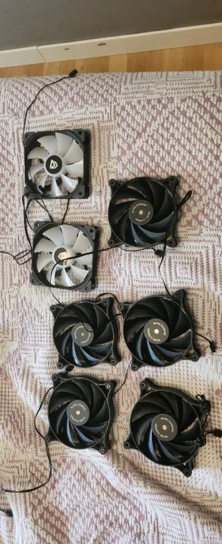 Pack de 7 entiladores de PC de 120mm