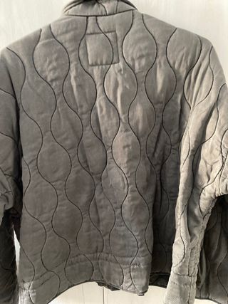 Chaqueta acolchada Zara gris