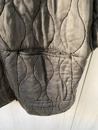 Chaqueta acolchada Zara gris