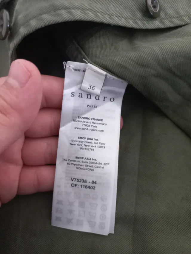 Sandro Chaqueta Verde