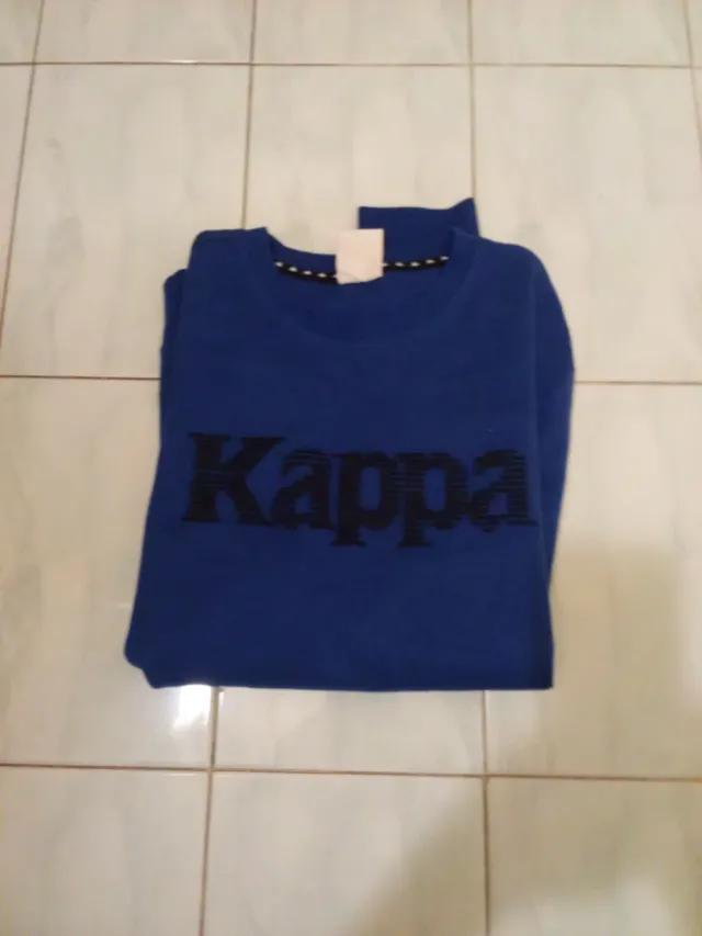 Felpa girocollo Kappa uomo tg M blu