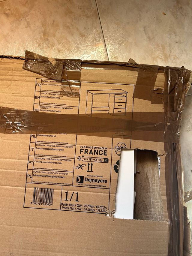 Escritorio Demeyere madera blanco