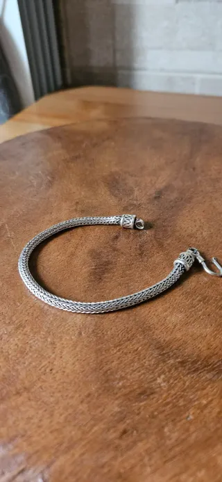 Bracciale snake in argento