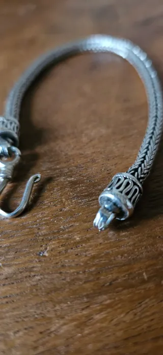 Bracciale snake in argento