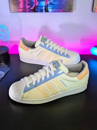 Adidas Superstar Puzzle Beige/Bianco