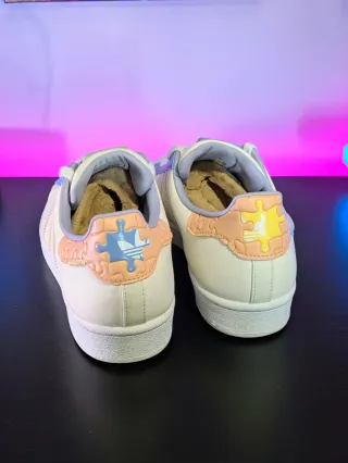 Adidas Superstar Puzzle Beige/Bianco