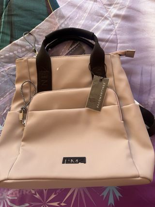 Bolso/Mochila Paco Martinez Beige