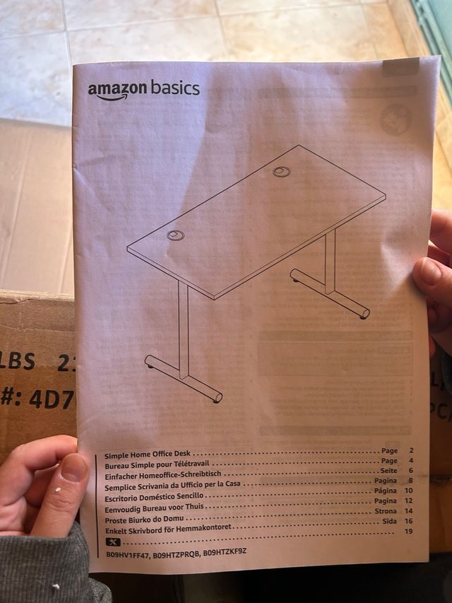 Escritorio Amazon Basics Home Office