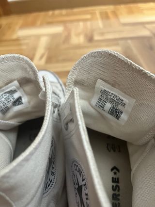 Converse Blancas Mujer Talla 39,5