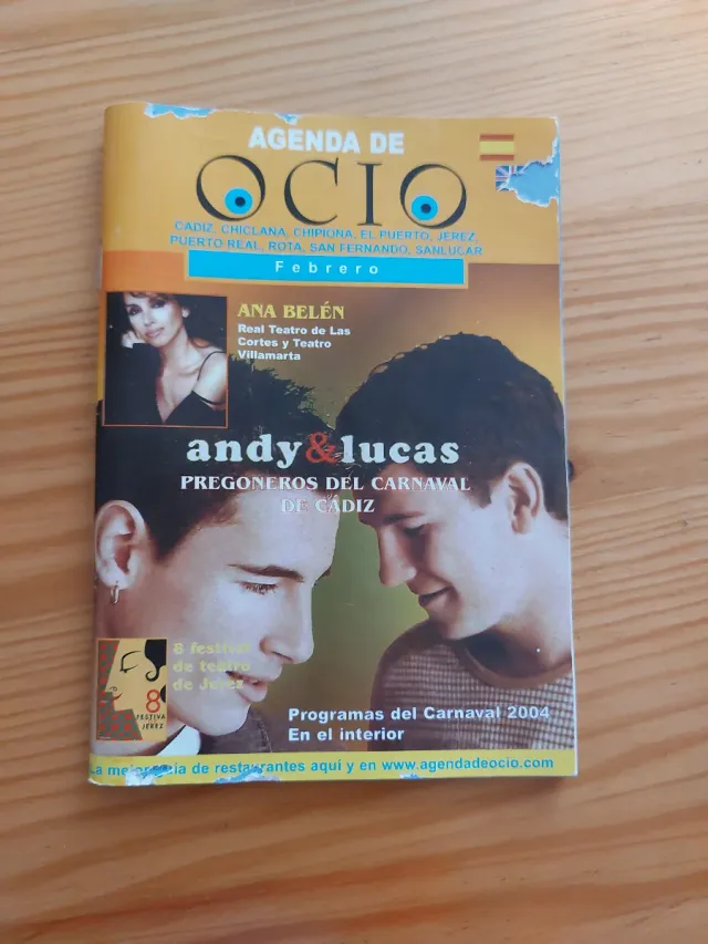 Folleto Carnaval Cádiz Febrero 2004
