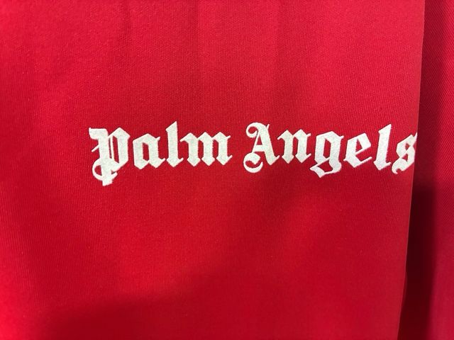 Sudadera Palm Angels Roja Cremallera
