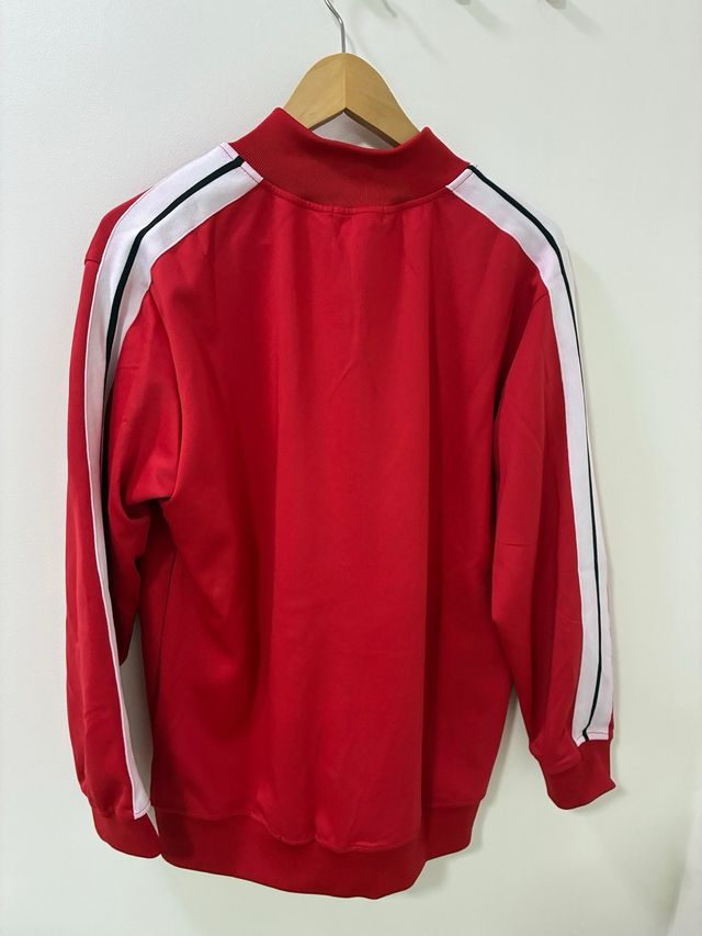 Sudadera Palm Angels Roja Cremallera