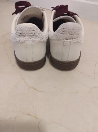 Zapatillas Adidas Samba Beige y Burdeos