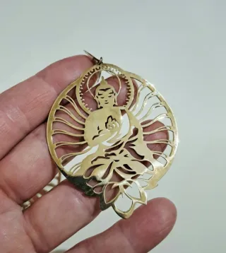 Pendientes Budha Dorados
