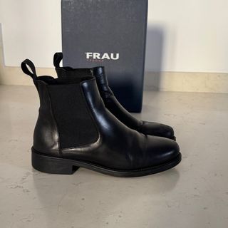 Stivaletti Frau Chelsea Pelle Nera