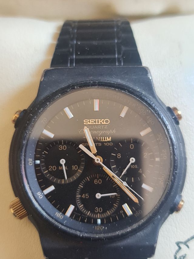 Seiko Chronograph Titanium 7A28-7060